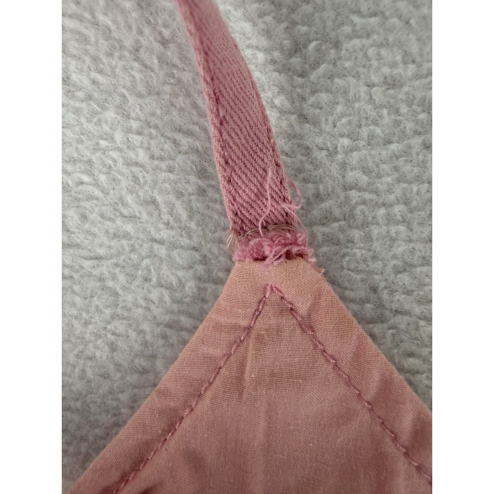 LoveShackFancy Pera Pink MIni Dress Women's Size 0 Colorblock Patchwork *READ* - Picture 6 of 10
